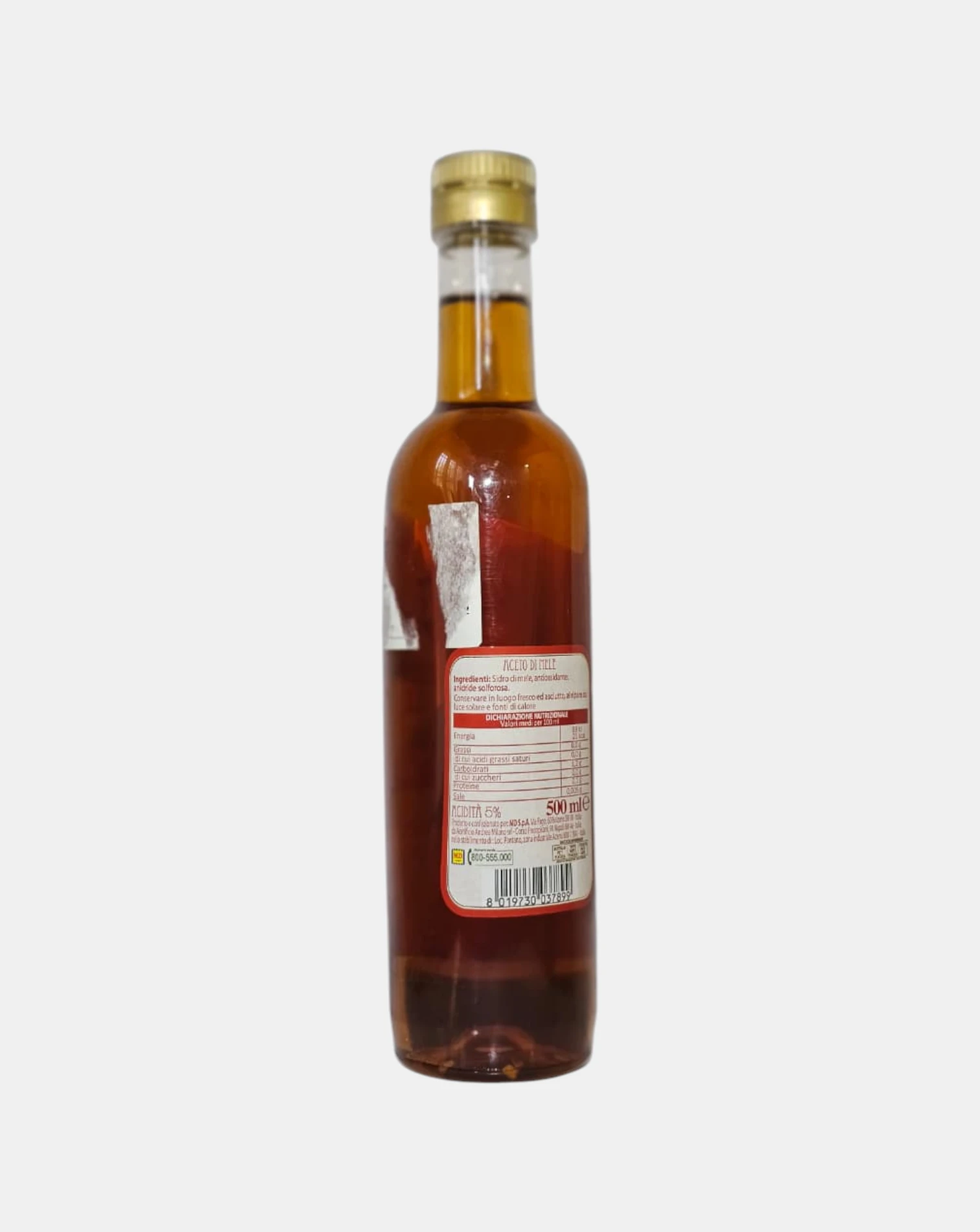 Apple Cider Vinegar – Aceto di Mele – 500ml