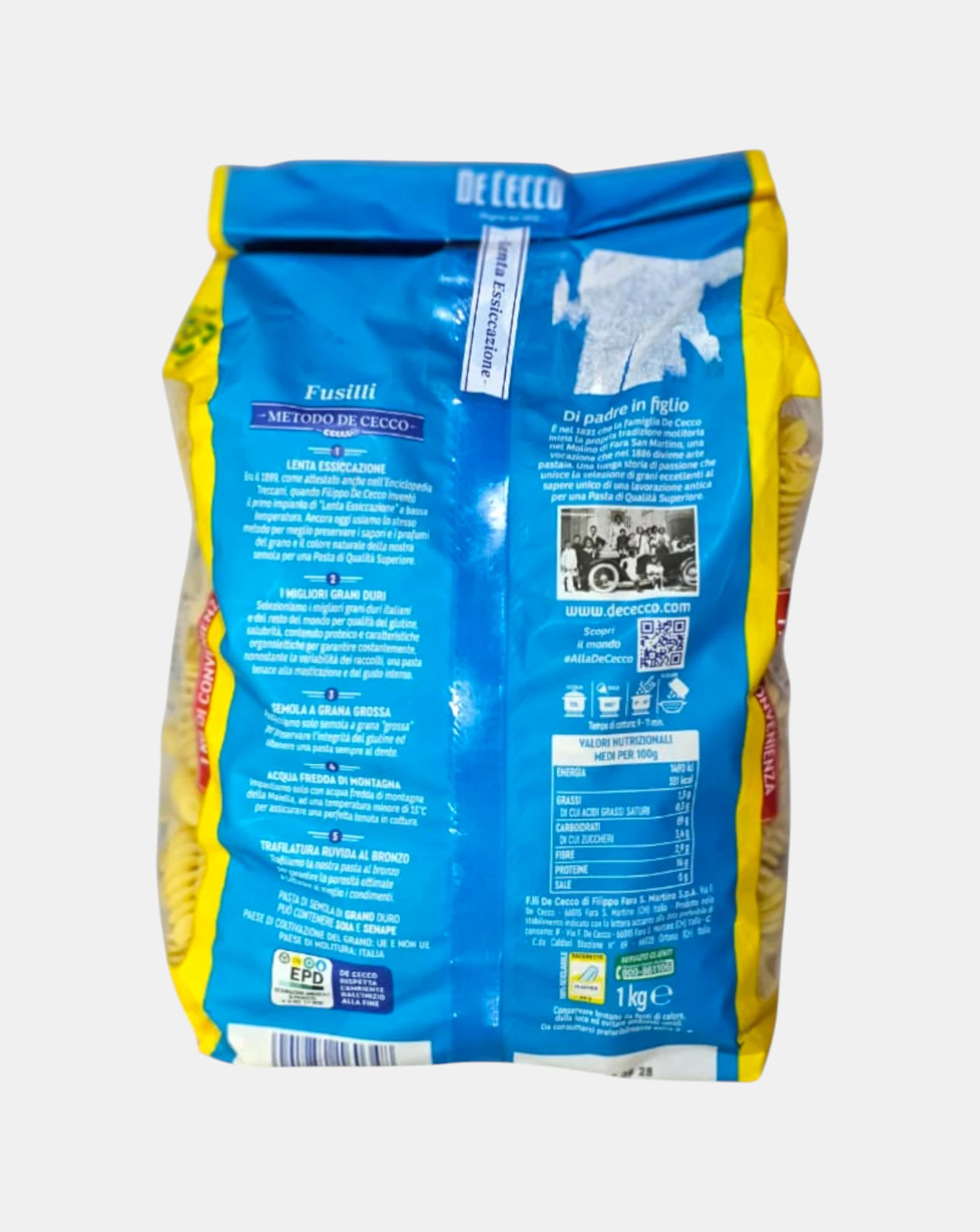 De Cecco Fusilli Pasta – 1kg