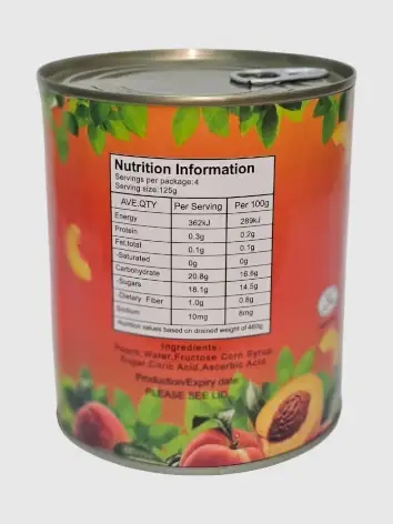 ACROYALI Peach Halves 825g
