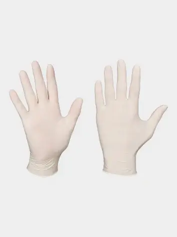 Latex Gloves Medium White 100’s