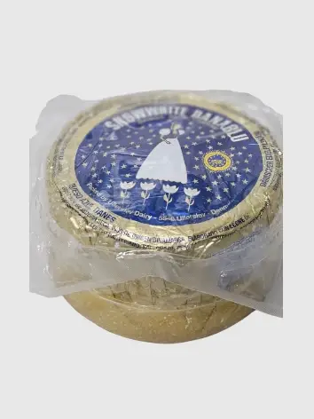 DAILY DAIRY – SNOW WHITE DANISH BLUE CHEESE WHEEL 50%